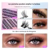 Kit De Extensión De Pestañas Diy 240 Grupos De Pestaña