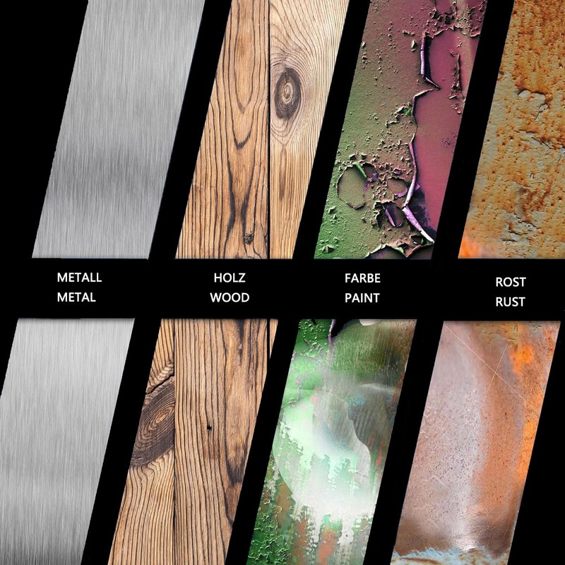 TA-VIGOR 15Pcs Sanding Sheets 80 Grit, 95mm x 185mm Rectangular