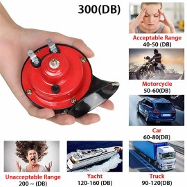 Car snail horn 12v super loud warning can be used for motorcycle tricycle truck