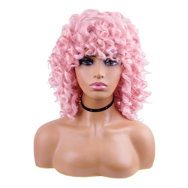 AIDUSA Short Loose Curly Wigs Afro Wig for Black Women