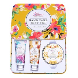 Hand Cream Gift Set for Women - Hand Lotion Set with Shea Butter, Skin Care Gift Box Includes 2 Hand Cream & Exfoliating Cream, Gifts for Her, Birthday Gifts