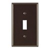 Leviton 80701, 1 Gang 1-Pack, Brown