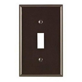 Leviton 80701, 1 Gang 1-Pack, Brown