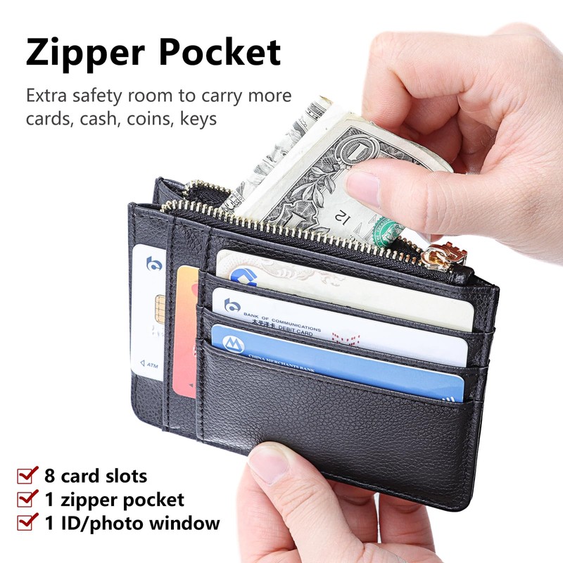 Teskyer Slim Wallet for Women, RFID Blocking Credit Card Holder