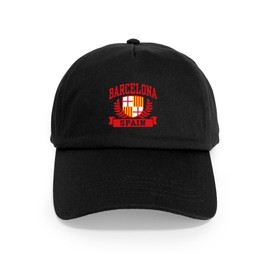 CafePress Barcelona Cap Unique Adjustable Baseball Hat Black