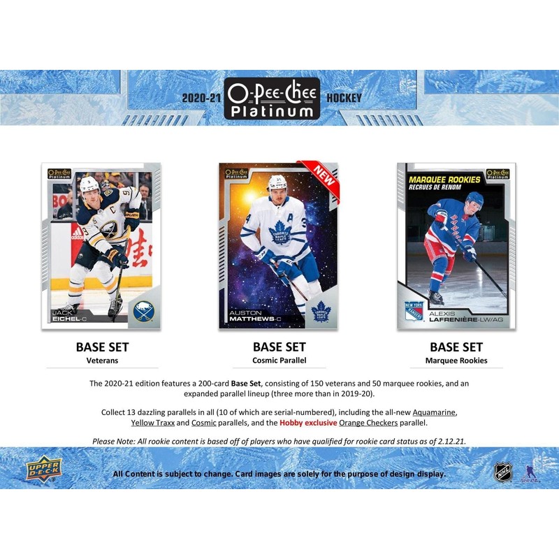 2020-21 UPPER DECK O Pee CHEE Platinum Blaster Sealed Box