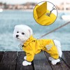 Dog Raincoat, Waterproof Dog Rain Jacket with Hood, Dog Rain