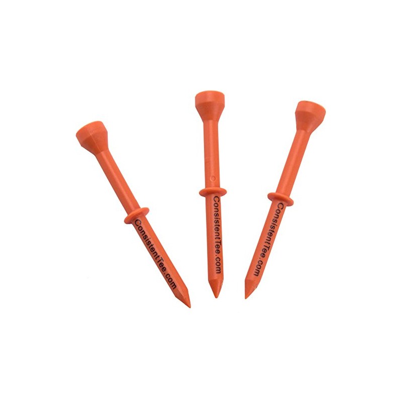 Consistent Tee 3 1/4" Pack of 10 Durable, Biodegradable Tees