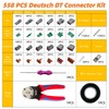558 PCS DT Deutsch Connector Kit,2 3 4 6 8
