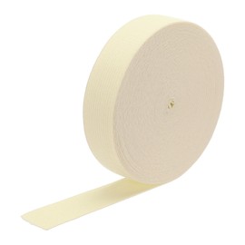 MECCANIXITY Elastic Bands for Sewing 1" 10 Yard Beige Knit Elastic Spool High Elasticity for Wigs, Waistband, Pants