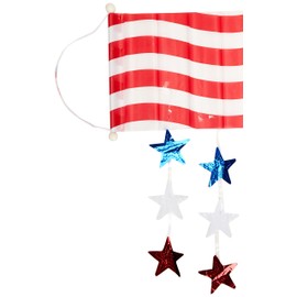 Stars & Stripes Ceiling Decor (red, white, blue) Party Accessory (1 count) (1/Pkg)