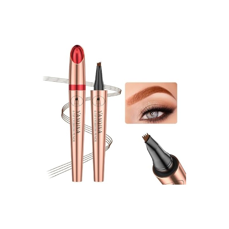3D Microblading Cejas Tatuaje Lápiz 4 Tenedor Tip, lápiz de