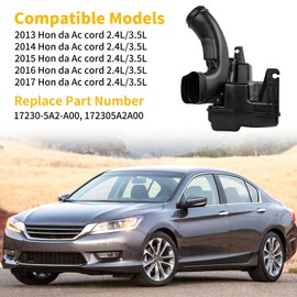 17230-5A2-A00 Engine Air Intake Resonator Chamber Compatible with Hon da Accord 2013-2017 Air Filter, Replace 172305A2A00, 17230 5A2 A00 Air Cleaner Intake Lower Resonator