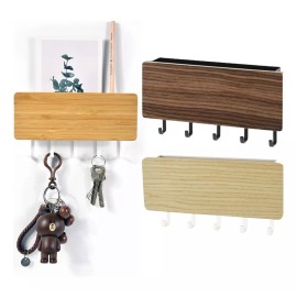 THE9SHOP Portallaves Organizador De Madera Maciza Clásico Perchero