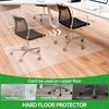100pointONE Large Office Chair Mat for Hardwood Floor, 60" x