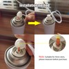 aeobdai 4PCS Pack Spray Can Extension 50cm with Metal Spray