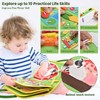 Silouka Toddler Busy Board Montessori Toys, Sensory Board Busy Book,