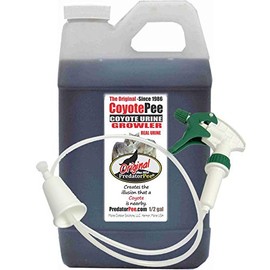 PredatorPee 100% Coyote Urine - Territorial Marking Scent - Creates Illusion That Coyote is Nearby - 64 oz