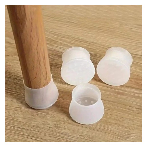Unbranded Durable Silicone Chair Leg Caps – Protect Floors, Prevent