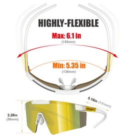 HTS HUNTERSKY Z87 UV400 Fashion Sunglasses for Men Women, Running Cycling Baseball outdoor Sports Shades F31UA