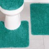 Wissota Trader Stoneberry Home Plush 5-Piece Bath Rug Set, Teal