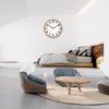 Wall Clock 9 Inch Battery Operated Silent Non-ticking Wall Clock