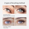 2 Pack 2 in 1 for Mascara 5x Longer Washable,