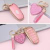Meruns for Hyundai key fob cover with Keychain, Car Accessories