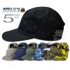 MC 5 Panel Cap Strap Back Hat Leather Strap Cap