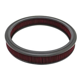 Cobra-Tek 12 x 3.5 Inch Round Universal Air Cleaner Filter Washable Red Cotton
