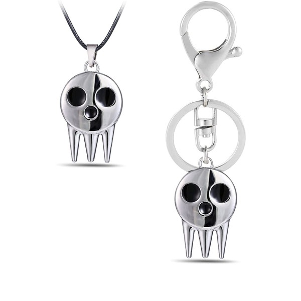 MANZHEN Ghost Specter Pendant Soul Eater Necklace Hallowmas Customizable(Ne +