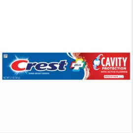 Crest plus Cavity Protection Regular Toothpaste 8.2 Oz (Pack of 1- pack of 36) - 2 PACK