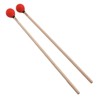 1 Pair Marimba Mallets Medium Hard Yarn Head with Maple