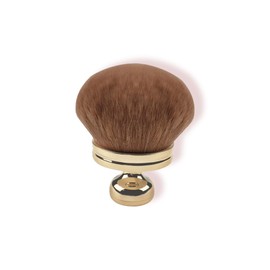 LUMOOM Kabuki Brush Extra Large Mushroom Shape Powder Brush Makeup Brush Foundation Brush Makeup Brush Concealer Applicator Cosmetic Brush for Blush (Gold)