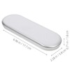 Luxshiny Metal Portable Utensil Travel Storage Box Compact Knife and