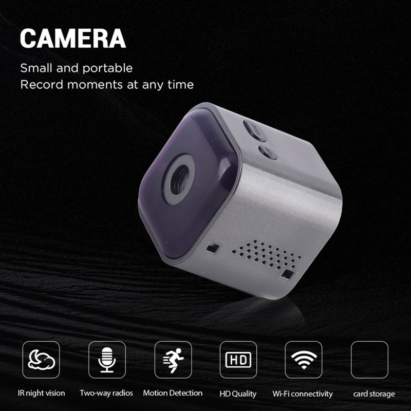 Mini Camera HD Wireless Wifi 2 Way Intercom Motion Sensor