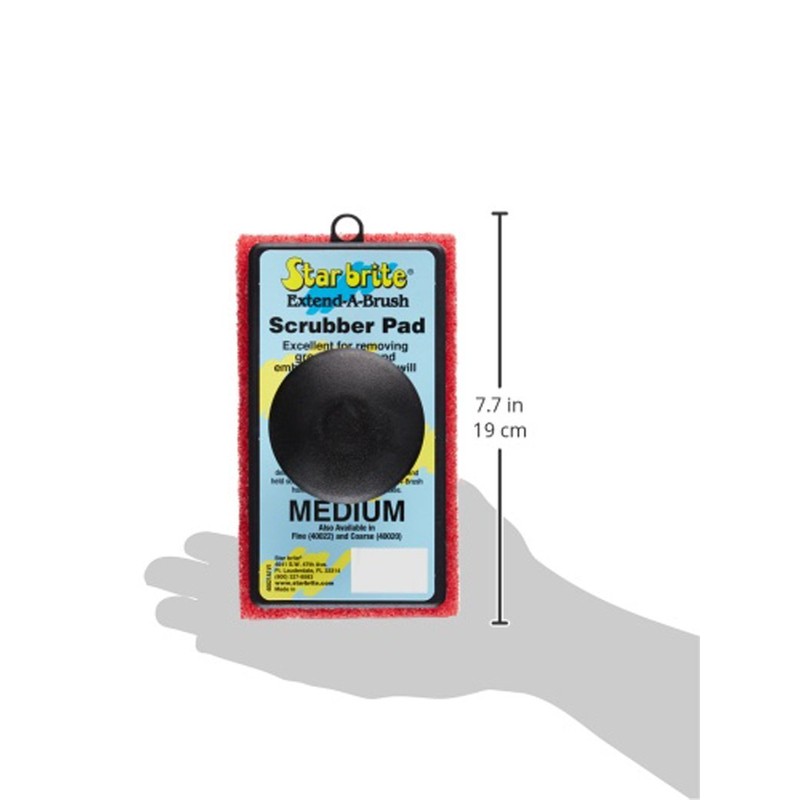 STAR BRITE Scrubber/Medium (Red) (040021P)