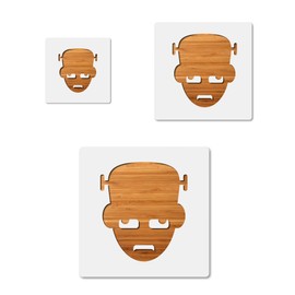 Frankenstein Monster Fun Horror Character, quality mylar stencil pack in 3 sizes, reusable for crafts and diy projects CCSTE-25808