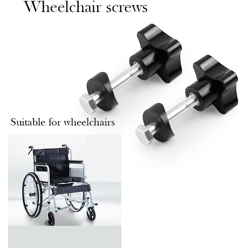 CHYDST 2 Sets Rollator Walker Replacement Knobs, Drive Walker Replacement