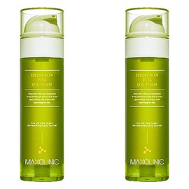 Max Clinic 맥스클리닉 히알루론 비타 오일 폼 110g x 2개 Max Clinic Hyaluron Vita Oil Foam 110g x 2 [110g x 2 pieces]