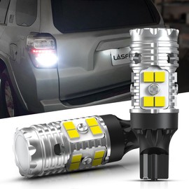 LASFIT 921 LED Reverse Backup Light Bulbs Fit for 2006-2024 Toyota 4runner, 6000K Cool White Super Bright OEM 912 W16W Replacement, 2 pcs