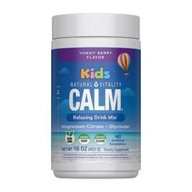 Natural Vitality CALM Kids, The Kids' Calm-Focus Drink Mix, Berry, 16oz