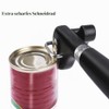 iheyfill safety can opener, stainless steel, ergonomic non-slip design with
