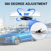 LivTee Blind Spot Car Mirror, HD Glass Frameless Convex Side