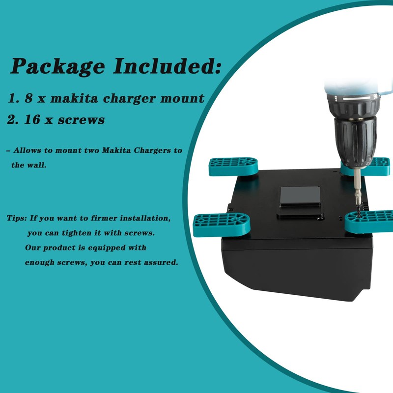 マキタ 充電器ホルダー 充電器マウント マキタ DC18RC DC18RD DC18RA DC18RF DC18SC DCB18SD