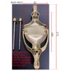 Mila Stainless 304 Steel 6 Inch Urn Door Knocker Through