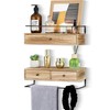dreampossible Floating Shelves for Wall Storage, Wall Mounted Bathroom Shelf