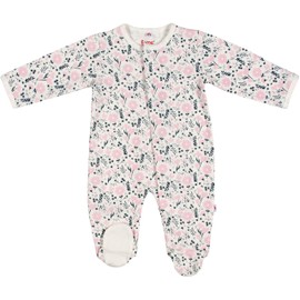 Magnetic Me 100% Organic Cotton Magnetic Baby Footie Pajamas | Super Soft Cotton Fabric | Fall Garden | 0-3 Months