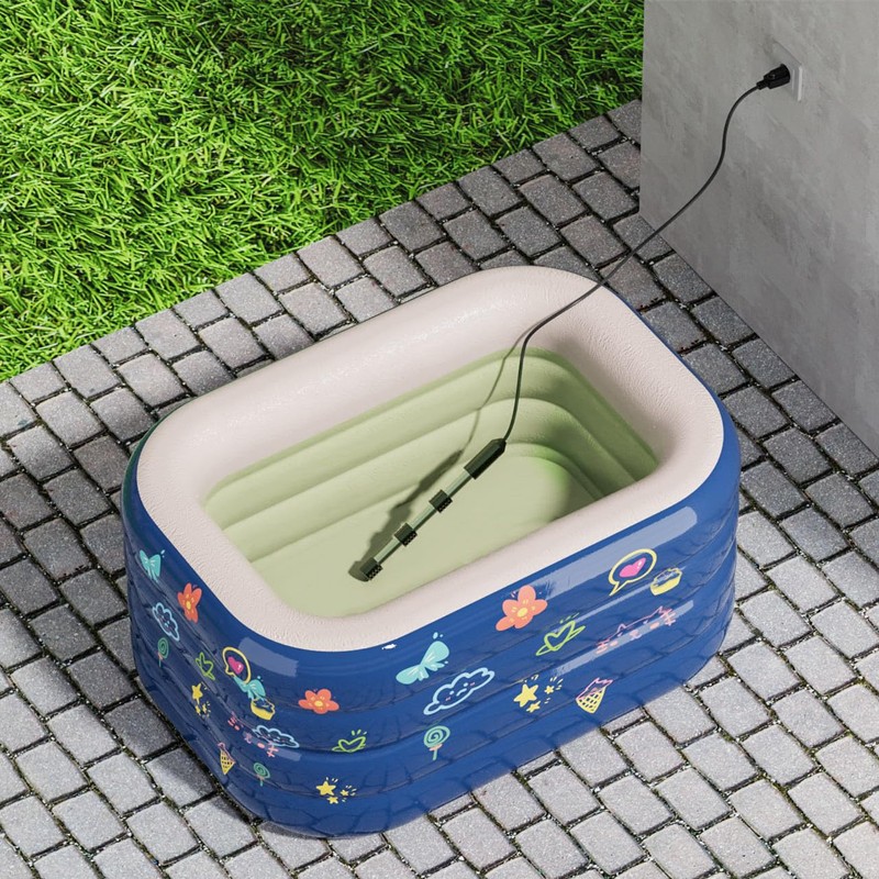 KNOEYR Fast Heating Immersion Water Heater Portable Pool Heater Submersible