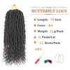 Aipin Butterfly Locs Crochet Hair With Goddess Locs Curly Ends